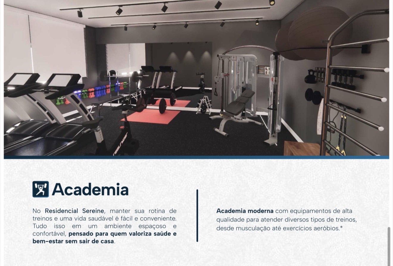 Academia — Residencial Sereine