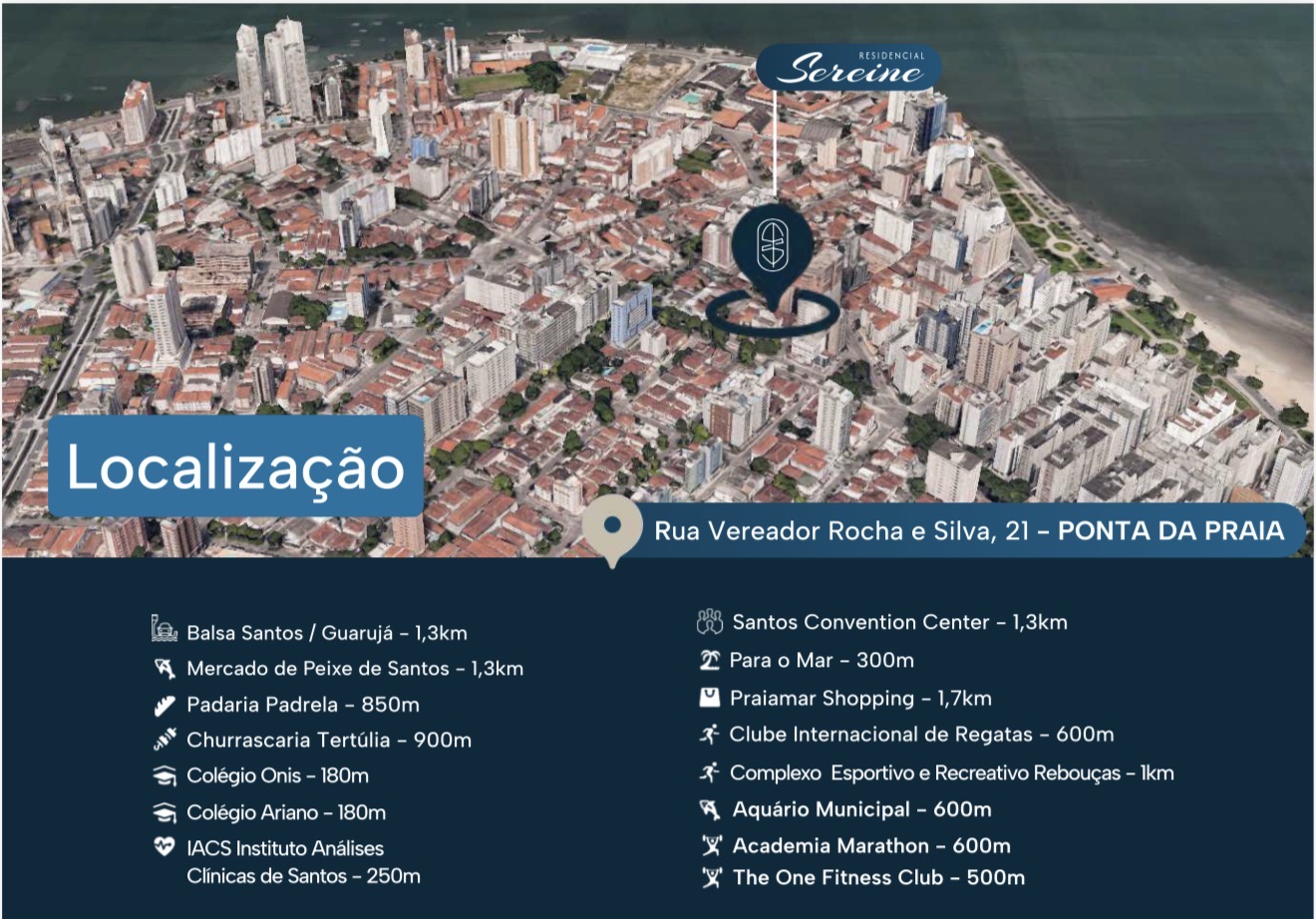 Mapa de localização — Residencial Sereine