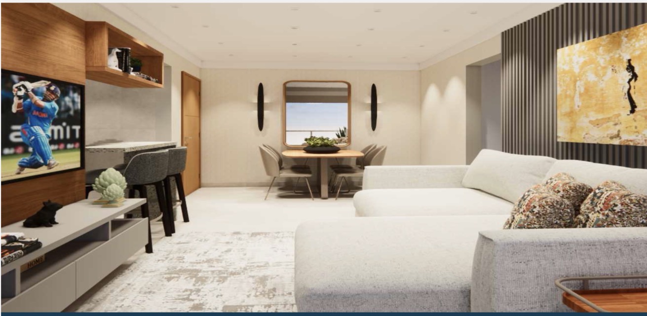 Sala integrada — Residencial Sereine
